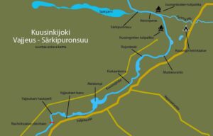 Kuusinkijoen kartta ©perhokalastajaninfo